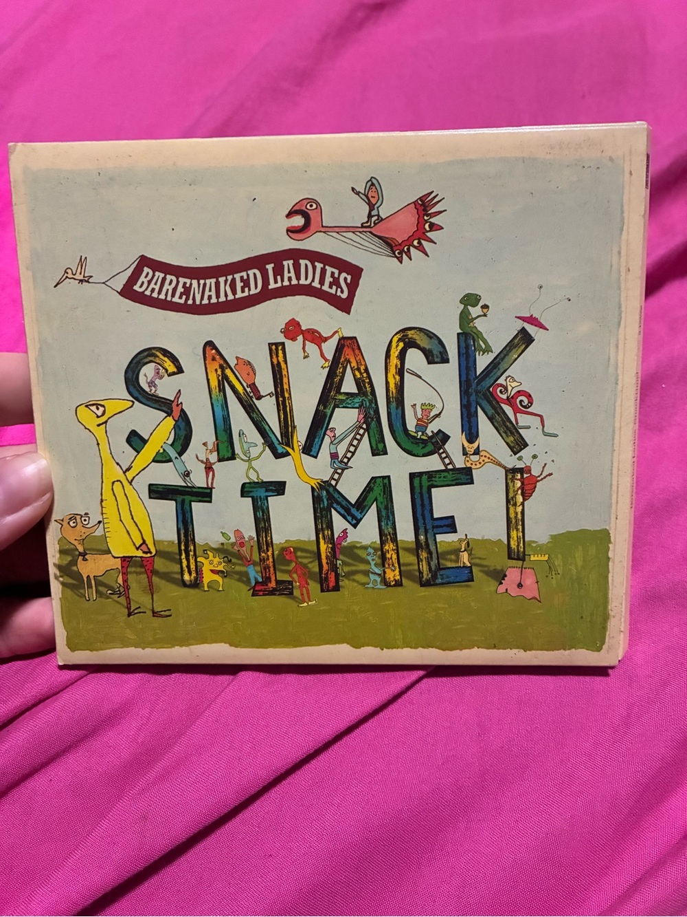 Barenaked Ladies "SNACKTIME" Colorful Album Artwork